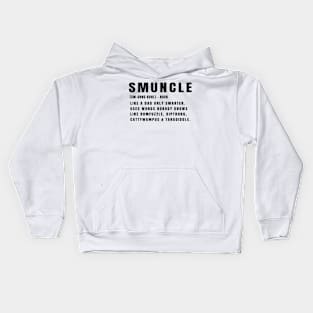 Mens Smuncle Gifts for the Best Smart Uncle Tee Kids Hoodie